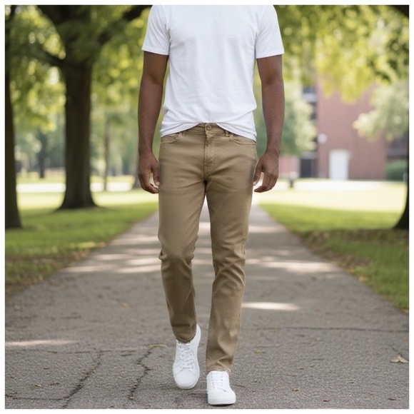 The Perfect Jeans • NYC Slim Fit Jeans/Khakis. Tobacco. 34/30. NWT - Picture 6 of 11